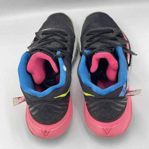 Nike Kyrie 5 Just Do It MENS SIZE 8 AO2918-003 Black Multi Neon Pink Blue Yellow - Picture 6 of 11